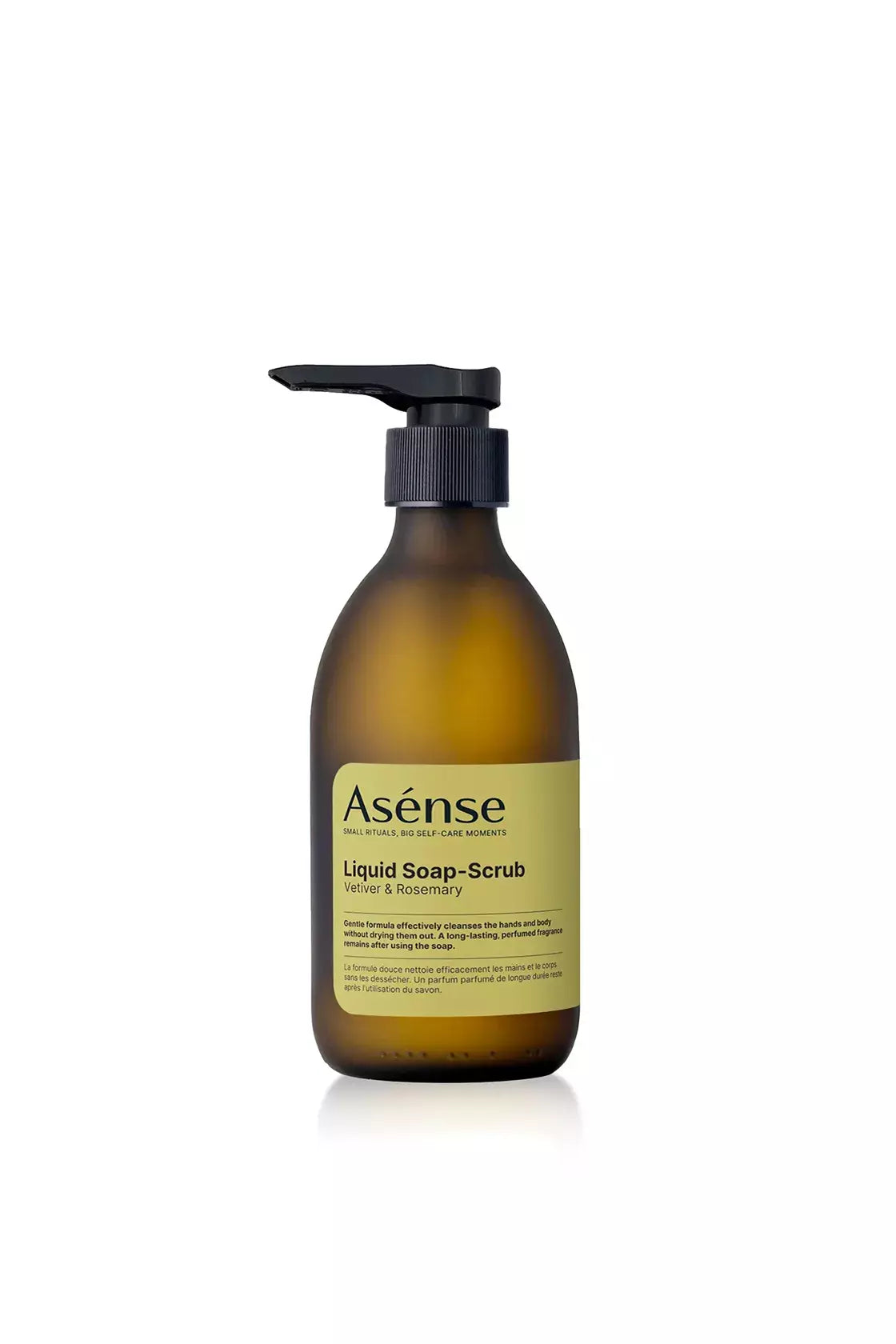 Asense Liquid Soap-Scrub Vetiver & Rosemary, 300 ml