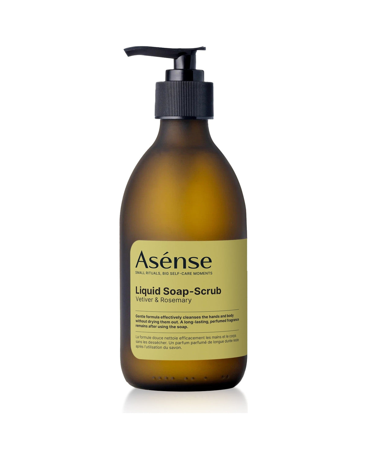 Asense Liquid Soap-Scrub Vetiver & Rosemary, 300 ml